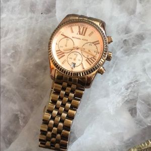 Rose Gold Michael Kors Watch!